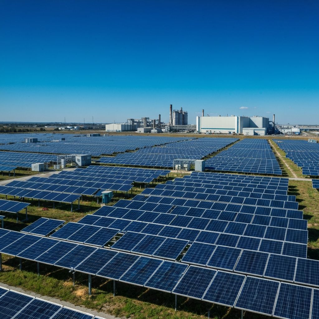 Industrial Solar Power Plant